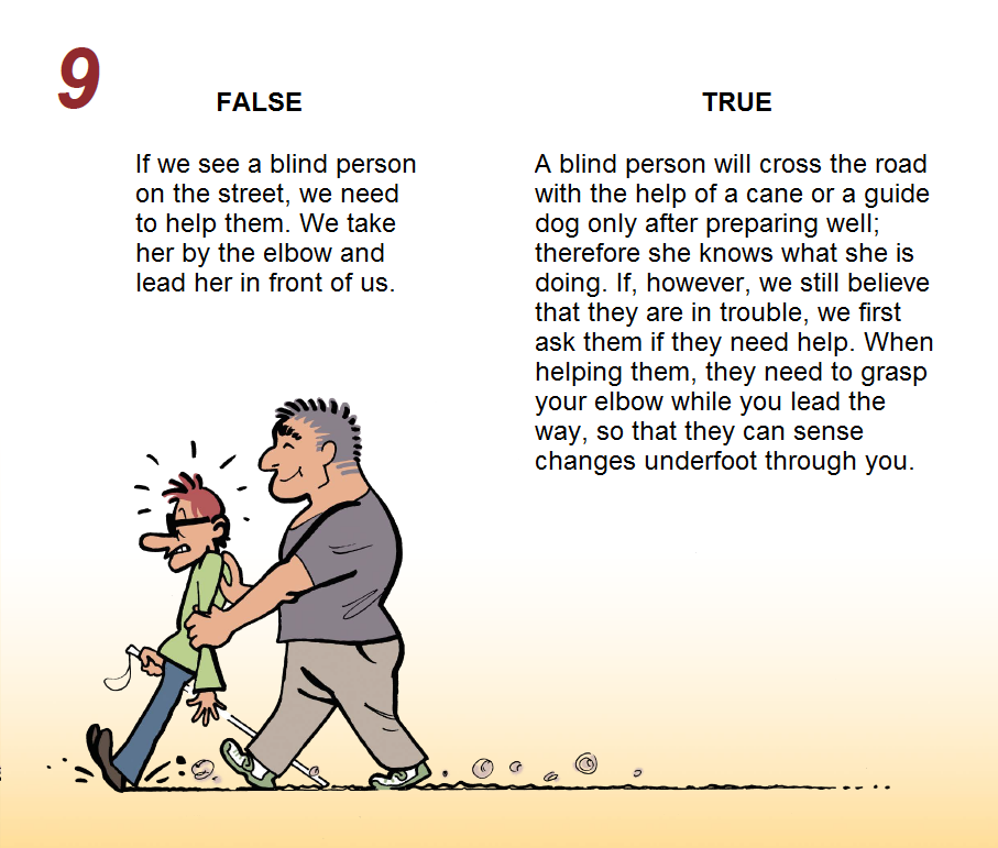 10 mistakes and truths about blindness Feelif, feeling life